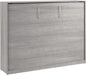 Queen Size Horizontal Contemporary Gray Murphy Bed