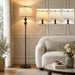 63" Floor Lamps for Living Room，Tall Standing Lamp with LED Bulb