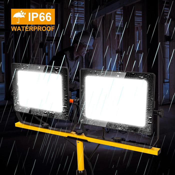 LED Work Light Telescoping Tripod Weatherproof Industrial