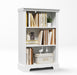 3-Tier Bookshelf, White Bookshelf with Adjustable Shelf, Wooden Bookshelf Open Storage, 9.8" D X 24.6" W X 38" H, Small Bookcase for Study Room, Living Room, Home Office, Bedroom (White)