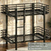 TwinOverTwin HeavyDuty AllMetal Bunk Bed For Adults
