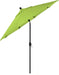 12-Year-Non-Fading, 9Ft Premium Sunbrella Patio Umbrella, Hand-Crank, Button-Tilt, Black Frame, Macaw Fabric