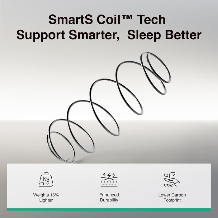 12 Inch Queen Size Mattress, Hypoallergenic & Back Pain Relief, Hybrid Queen Mattresses in a Box with Smarts Coils, Fiberglass Free Certipur-Us Certified Colchones No Box Spring Needed