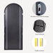Arched Full Length Mirror, 76"X34" Large Floor Mirror, Full Body Mirrors for Leaning or Hanging, Standing Mirrors for Bedroom, Living Room,Dressing Room, Aluminum Alloy Frame, Black