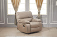 Microfiber Reclining Sofa Couch Set Living Room Set 8007 (Taupe, Recliner)
