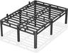 20 Inch Queen Bed Frame Double Layer 2 in 1 Platform with round Corner
