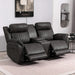 Zero Gravity Power Reclining Loveseat with Console, Reclining Loveseat with Adjustable Headrest, Power Loveseat Recliner Sofa with USB & Type-C Ports for Living Room (Badlands Charcoal)