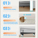 Twin Over Twin Bunk Bed With DetachableGuardrailSystem