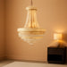 Empire Crystal Chandelier 24Inch Gold Finish Dining