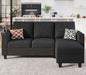 Navy Blue Convertible Sectional Sofa