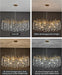 Modern Tree Branch Crystal Chandelier Luxury Gold Crystal Pendant Lighting 40" Contemporary 14-Light Chandeliers for Dining Room Kitchen Bedroom Living Room