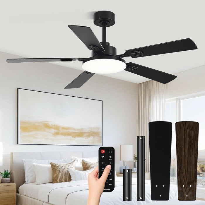 52 Inch Ceiling Fan With EnergyEfficient Illumination