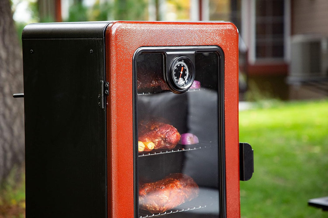 3-Series Gas Vertical Smoker, Red Hammertone - 10773