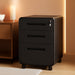 3 Drawer File Cabinet with Lock, Fully Assembled except Casters
