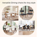 Mid Century Dining Chairs Set of 4, Upholstered Kitchen Chairs