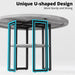Dining Table Set for 4, 47.2 Inch round Kitchen Table and 4 Chairs