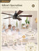 42 Inch Farmhouse Ceiling Fan with Lights 2 Pack, Rustic Black Ceiling Fans with Remote, 5 Dual Finish Blades, Quiet 6 Speed Reversible DC Motor, Caged Industrial Fan for Bedroom, Living Room, Patio
