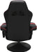 900 Gaming Recliner - Video Games Console Recliner Chair, Computer Recliner, Adjustable Leg Rest and Recline, Recliner with Cupholder, Reclining Gaming Chair with Footrest - Red