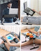 Laptop Desk for Bed,  Height & Angle Adjustable Laptop Stand for Bed, Lap Desk Bed Tray Table, Light Weight Foldable Portable Laptop Table for Couch Sofa Chair Floor Desk for Adults, Kids (Black)