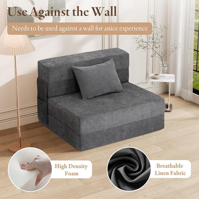 Twin Memory Foam Convertible Sofa Bed PremiumEdition