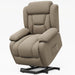Power Lift Recliner Chair for Elderly Indoor Living Room Reclining Chairs Lounge Chairs Single Sofa with Side Pockets and Remote Control for Bedroom（Brown）