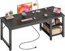 47.2'' X 19.7'' Computer Desk, Power Outlets, 0.95'' Thick Desktop