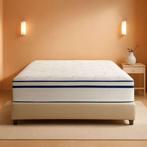 12 Inch Queen Size Mattress in a Box, Medium Firm Mattress of Cooling Gel Memory Foam & Individual Pocket Coils for Motion Isolation & Pressure Relief, Certipur‑Us Certified