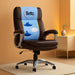 Fairbanks Big and Tall High Back Executive Office Chair, Ergonomic Gaming Computer Chair with Layered Body Pillows, Contoured Lumbar Zone, Brown
