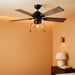 52 Inch Modern Farmhouse Integrated Led Ceiling Fan