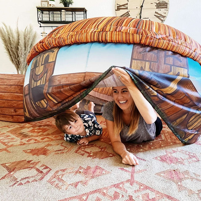 A Inflatable Hut AirFort Inflatable Fort Tent 77 Inch Playhouse — ShipItFurniture