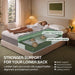Queen Size Mattress 12 Inches Medium Firm Hybrid, Undisturbed Sleep