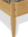 Mid-Century Panel Bed - Queen Size - Scandinavian Oak Finish