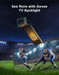 TV Backlight 3 Lite with Fish-Eye Correction Function Sync to 55-65 Inch Tvs, 11.8Ft RGBICW Wi-Fi LED Strip Lights with Camera, 4 Colors in 1 Lamp Bead, Voice and APP Control, Adapter