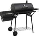 BBQ Charcoal Grill and Offset Smoker with Wheels & Side Front Table,Outdoor BBQ Grill with 557 Sq. In.,Patio Barbecue Cooker,Grilling Space for Outdoor Backyard,Balcony,Patio and Parties