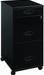 3 Drawers 29.52" Vertical Black Metal Filing Cabinet Lockable Pre-Assembled Movable Letter Size for Home, Office