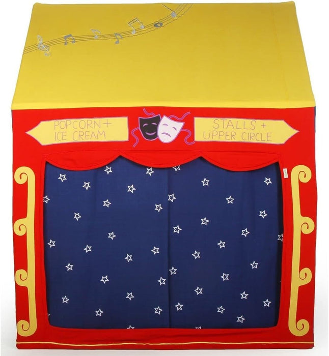 Win Green Theater Playhouse / Play Tent for Kids Indoor Outdoor Hand-Embroider