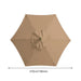 Waterproof Outdoor Garden UV Protection Parasol Sunshade Umbrella Cover Cloth