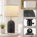 Table Lamps Set of 2, Resin Bedside Lamps for Living Room Bedroom