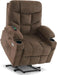 Power Lift Recliner Chair with Extended Footrest