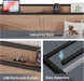 Twin Daybed with Trundle Bed, Storage Headboard with Charging Station, Sofa Day Bed with Strong Supports for Living Room, Bedroom, and Guest Room, Wood Color