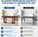 71" Dining Table for 6-8 People, Rectangular Table, Brown