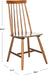 Home Collection Priam Farmhouse Walnut Brown Spindle Back Living Room Accent Dining Chair