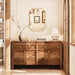 24"X36" Gold Foil Scalloped Decorative Wall Mirror