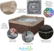 Inland 6 Person Indoor Outdoor Hot Tub, Plug & Play Spa, 24 Jets, LED Lighting System, Insulated Spa Cover, Made in USA, Aqualife by s