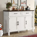 48-Inch Farmhouse Style Sideboard With Storage Drawers