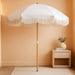 Boho Fringe Umbrella, 6.5Ft Canvas Umbrella