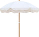 Boho Fringe Umbrella, 6.5Ft Canvas Umbrella