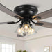 52 Inch Vintage Farmhouse Reversible Ceiling Fan