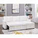L-Shape Velvet Sleeper Sofa with Storage