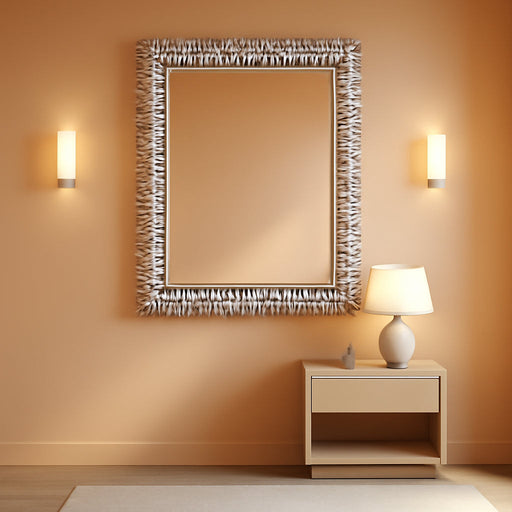 30"X40" Jeweled Bathroom Wall Mirror, Large Rectangle Mirror Decorative Mirror Luxury Vanity Mirror with Diamonds for Master Bath Half Bath Living Room Bedroom Fireplace Mantle Entryway